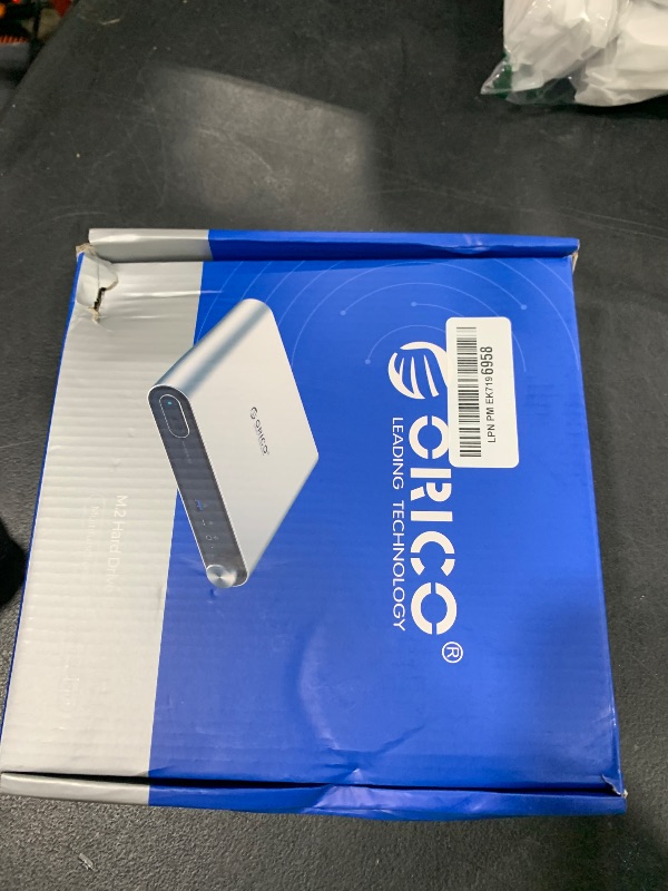 Photo 1 of ORICO USB C Hub with M.2 SSD Enclosure, 10 in 1 Docking Station Fits M.2 NVMe/SATA SSD, 10Gbps USB 3.2, 4K@60Hz HDMI, 100W PD, Ethernet, 3.5mm Audio Jack (PTM1)
