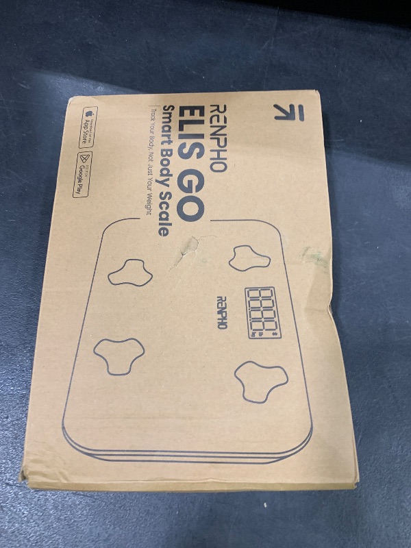 Photo 1 of RENPHO Travel Scale for Body Weight, Mini Bathroom Scale for Body Fat, Portable Weight Scale for Traveling with Storage Case, 13 Body Composition Analyzer with App, 400 lbs, Elis Go, 11.02" x 7.09"