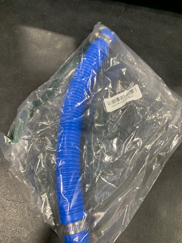 Photo 1 of Pool Sand Filter Pump Hose - 1.25" Diameter Replacement Hose for Above Ground Pools Compatible with Pump Sand Filter and Saltwater Systems (Blue -1 Pack)
