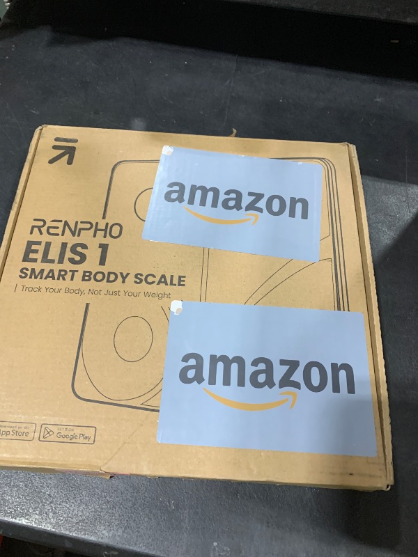 Photo 1 of RENPHO Smart Scale for Body Weight, Digital Bathroom Scale BMI Weighing Bluetooth Body Fat Scale, Body Composition Monitor Health Analyzer with Smartphone App (White, 11"/280mm)