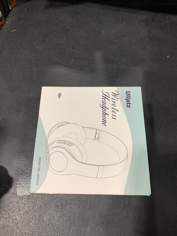 Photo 1 of Uliptz Wireless Bluetooth Headphones, 65H Playtime, 6 EQ Sound Modes, HiFi Stereo Over Ear Headphones with Microphone, Foldable Lightweight Bluetooth 5.3 Headphone for Travel/Office/Cellphone/PC