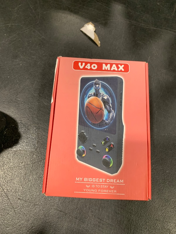 Photo 1 of 2025Newly Upgraded V40 MAX Retro Handheld Game Console with 256G Built-in 20000+ Classic Games, 4.0 Inch 4K HD IPS Screen Open Source Linux System, 4000mAh Battery, Portable Pocket Video Game Console