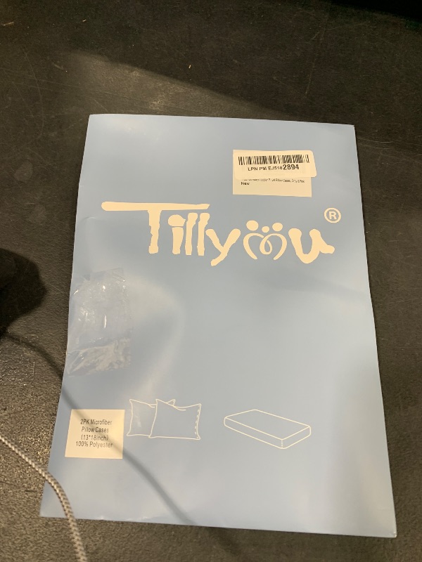 Photo 1 of TILLYOU Toddler Pillowcase 2 Pack with Envelope Closure,13" x 18" Silky Soft Microfiber Travel Kids Pillowcase for Boys and Girls,Gray & Pink