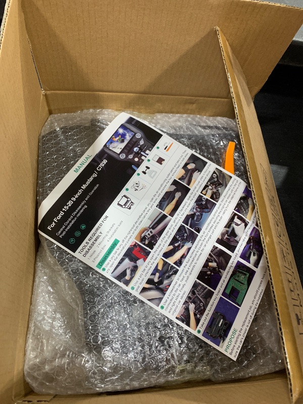 Photo 1 of [2G+64G] Car Radio for Ford Mustang 2015-2020 (Adapts to 3 Buttons Only), 9 inch Android 13 Touch Screen Car Stereo, Carplay/Android Auto/1080P/Hi-Fi Audio/Bluetooth +AHD Backup Camera+MIC