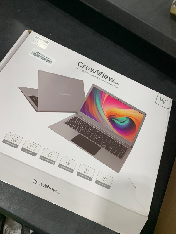 Photo 1 of ELECROW 14 Inch Portable Monitor with Keyboard, Lapdock 1080P FHD IPS Display with Built-in Battery, USB C External Computer Monitors Compatible with Raspberry Pi, Phone, Mini PC, Mac, Game Console