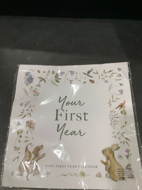 Photo 1 of Baby's First Year Memory & 1st Year Calendar with 100 Stickers | Baby's First Year Calendar With Stickers & 1st Year Calendars, Baby Tracker