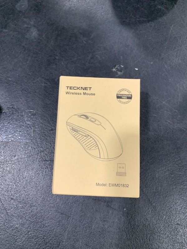 Photo 1 of TECKNET Bluetooth Mouse, 2-in-1(BT 5.0/3.0+2.4Ghz) 4000DPI Wireless Mice with USB Connect Available for Laptop Computer, Portable PC Mouse Bluetooth for Mac (USB-A+BT Wireless Connect, Black)