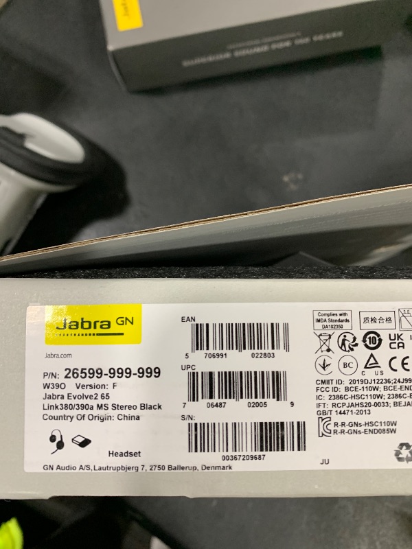 Photo 1 of Jabra Evolve2 65 Headset MS Stereo Black