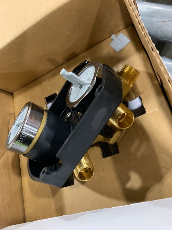 Photo 1 of Delta Faucet R22000 MultiChoice Universal Valve 3-Setting 6-Setting Custom Shower Integrated Diverter Rough, Custom Shower Valve Kit, Brass Construction, R22000-WS (Screwdriver Stops Included)