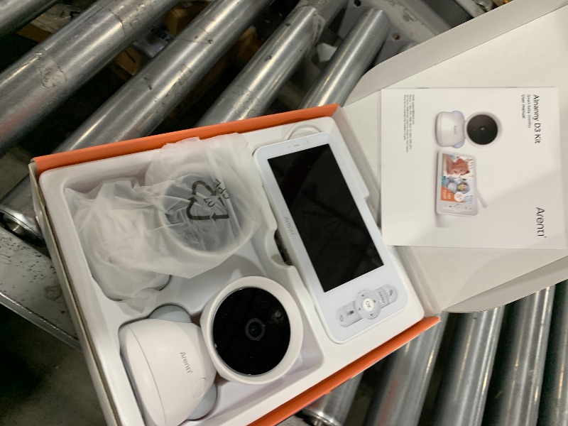 Photo 1 of ARENTI Baby Monitor with 2 Cameras, 2K/3MP WiFi 6 Camera and Audio, 5-inch Wireless Screen, Smartphone App, Super Night Vision, Crying Detection, Auto Tracking, Temp&Humidity Sensor (D3 Set)