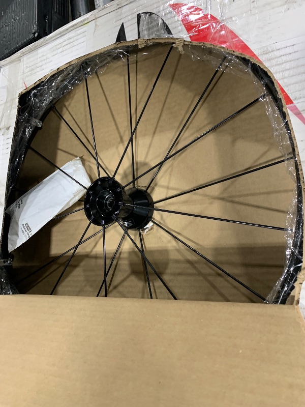 Photo 1 of Spinergy Evryday Wheel with Tire and Pushrims (24" W/Solid Shox G2 Tire)