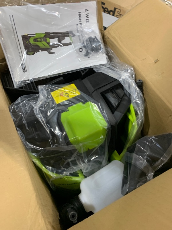 Photo 1 of Pressure Washer, Power Washer with 4 Quick Connect Nozzles, High Pressure Cleaning Machine with Foam Cannon for Cars/Fences/Driveways/Patios/Home Cleaning