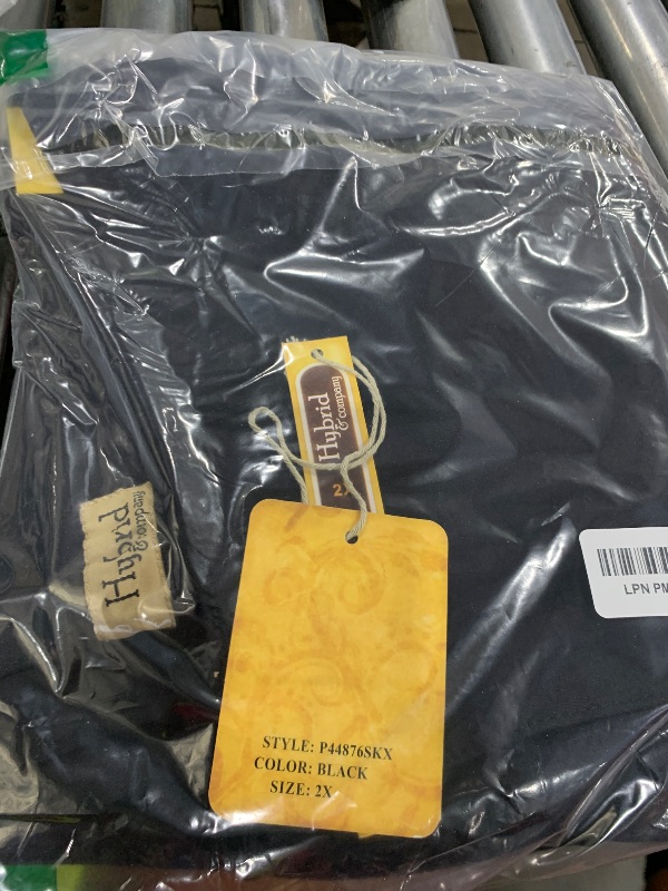 Photo 1 of & Company Womens Hyper Ultra Stretch Comfy Skinny Leg Work Casual Pants P44876SKX Black 2X