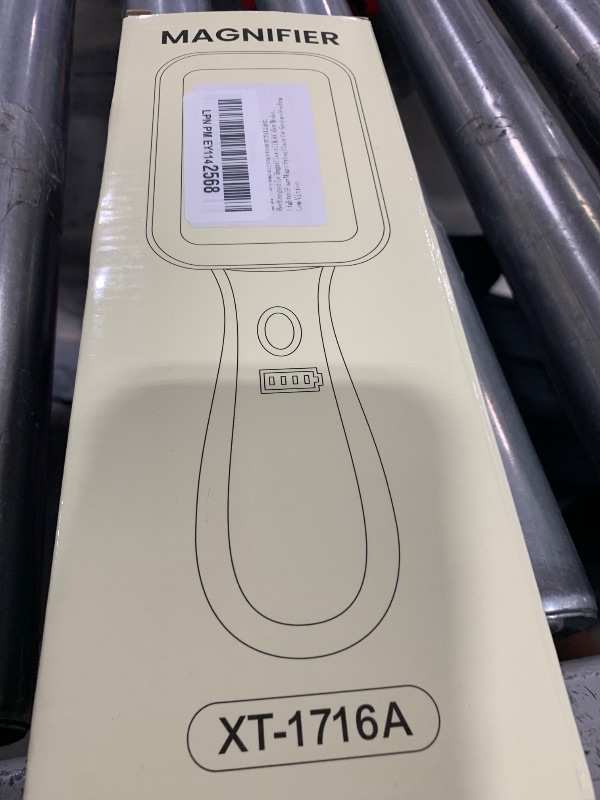 Photo 1 of 10X Magnifying Glass with Light, Rechargeable Magnifier with 3 Color Modes, Lighted Magnifying Glass Handheld for Seniors Reading Low Vision, Inspection, Close Work