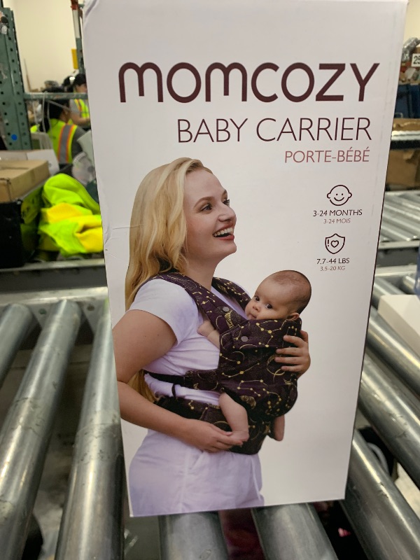 Photo 1 of Momcozy Baby Carrier - Ergonomic, Cozy and Lightweight Carrier for 3-24 Months, Effortless to Put On, Ideal for Hands-Free Parenting, Enhanced Lumbar Support, Purehug for Infant to Toddler, Black