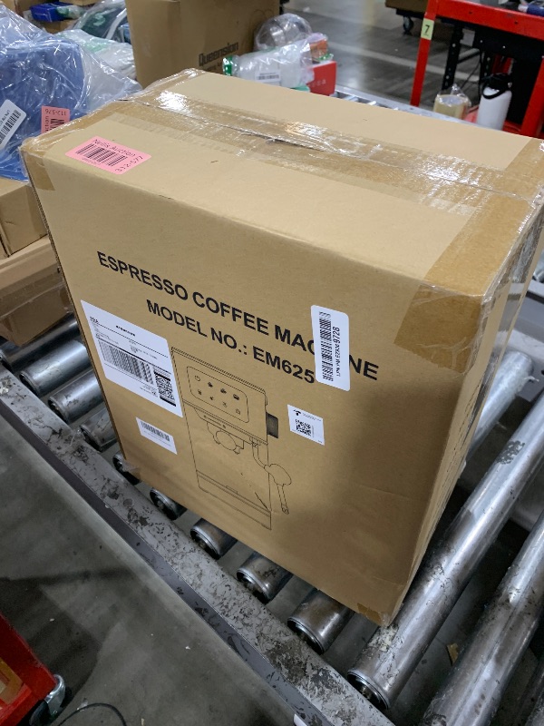 Photo 1 of Espresso Machine with Milk Frother, 20 Bar Compact Coffee Machine with Touch Screen & 57.5oz Removable Water Tank for Home, Stainless Steel Espresso Maker for Cappuccino, Latte(2025 updated model)
