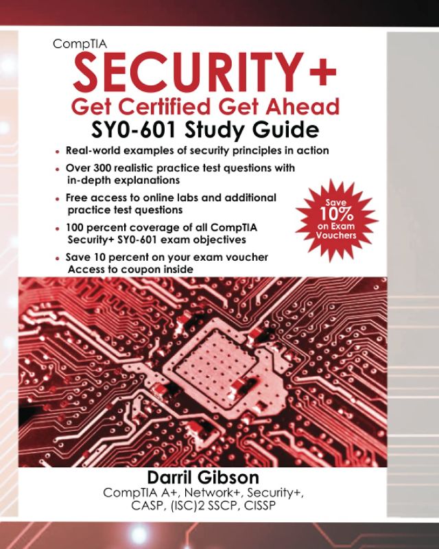 Photo 1 of CompTIA Security+ Get Certified Get Ahead: SY0-601 Study Guide

