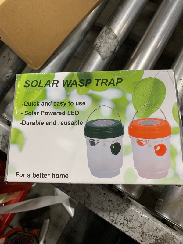 Photo 1 of TUOBARR Outdoor Trap Wasp Trap Catcher K iller U ltraviolet LED Light Jackets,Bees