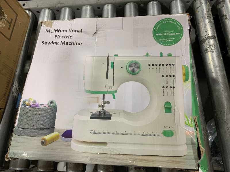Photo 1 of BCOOSS Portable Sewing Machine for Beginners 16 Built-in Stitches with Foot Pedal
