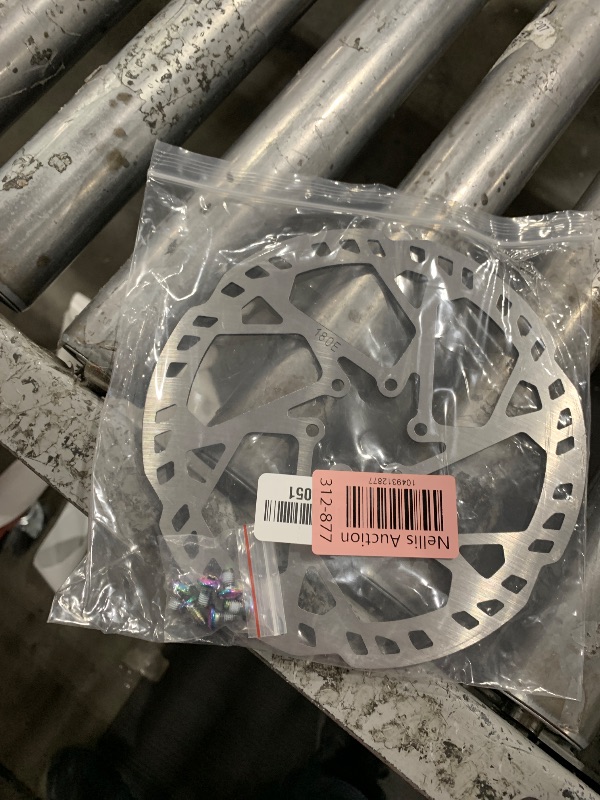 Photo 1 of Teyssor 140mm 160mm 180mm 203mm Bike Disc Brake Rotor with 6 Bolts Fit for Road Bike Mountain Bike BMX MTB