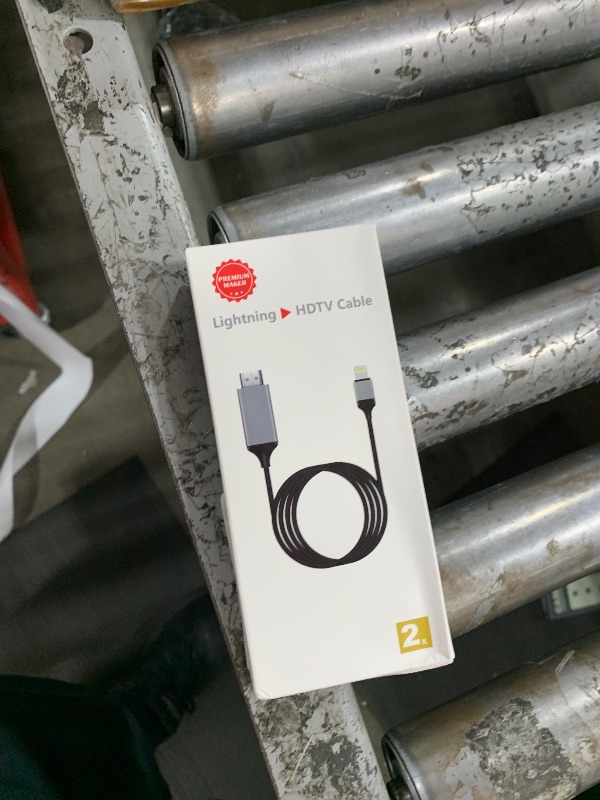 Photo 1 of Apple MFi Certified Lightning to HDMI Adapter for Phone to TV,Compatible with iPhone,iPad, Sync Screen Connector Directly Connect on HDTV/Monitor/Projector NO Need Power Supply,Support IOS11.0