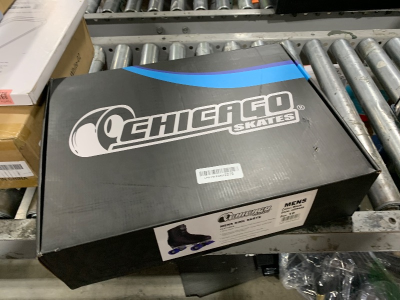 Photo 1 of CHICAGO Skates Premium Black Quad Roller Skates for Boys and Men Beginners Classic Adjustable High-Top Design for Indoor or Outdoor Skates and Roller Derby