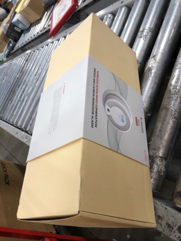 Photo 1 of X-Sense Wireless Interconnected Combination Smoke and Carbon Monoxide Detector with LCD Display & 10-Year Battery, Over 820 ft Transmission Range, 6-Pack