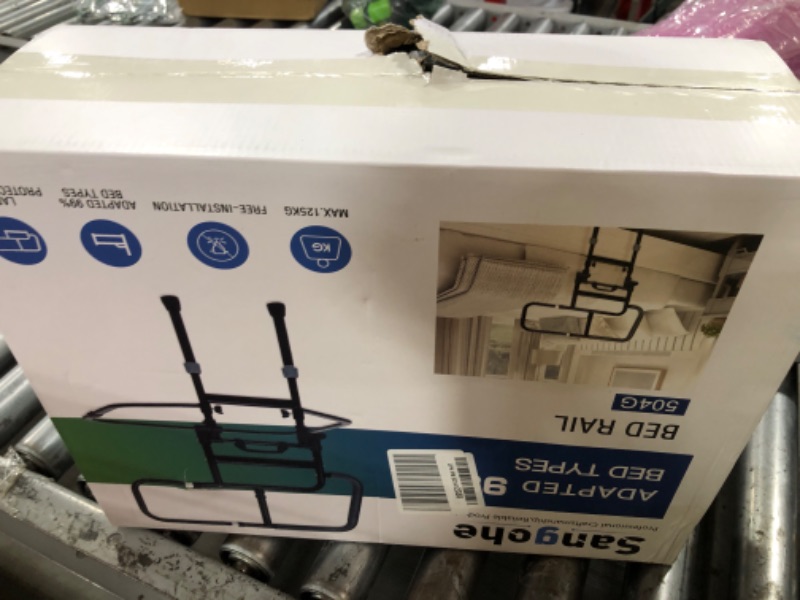 Photo 1 of Sangohe Bed Rail for Elderly, Extra Large Heavy Duty Bed Rail for Senior, Foldable Bed Rails, Safety Bed Rails for Elderly Adults Getting in & Out of Bed, 504G