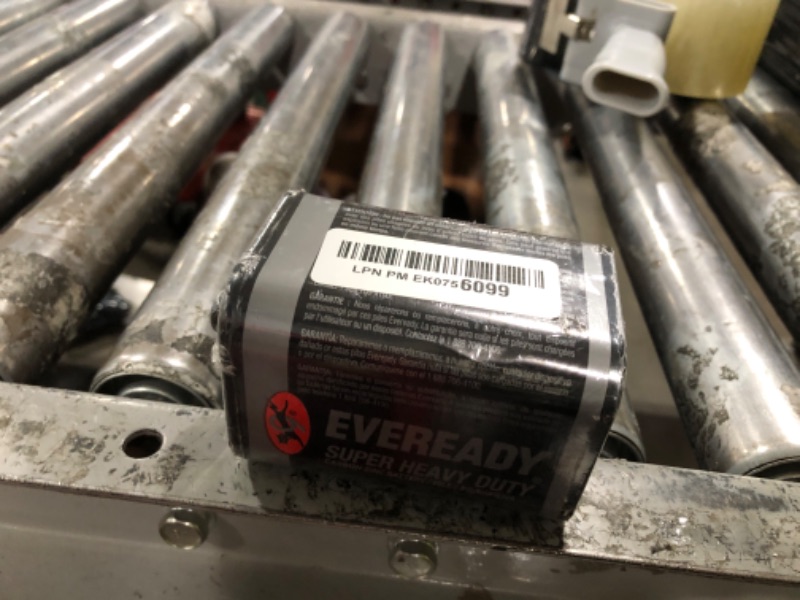 Photo 1 of EVEREADY 6V Battery, Super Heavy Duty 6 Volt Battery, 1 Count