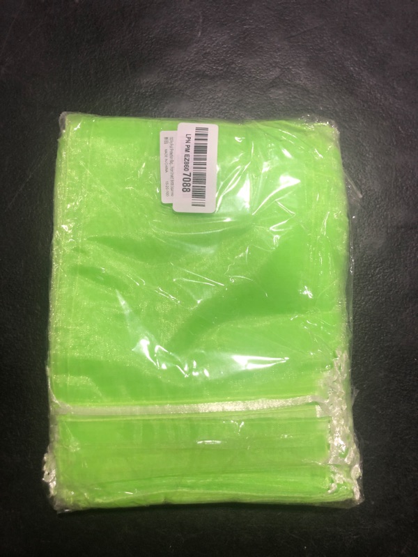 Photo 1 of Fruit Protection Bags, RIFNY 100 Pcs 6 x 8 Inch Green Mesh Fruit Netting Bag for Fruit Trees, Fruit Cover Net Bags with Drawstring for Grape Apple Mango Peach Protect from Insect Birds Squirrels
