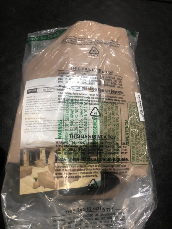 Photo 1 of ULTCOVER Waterproof Square Air Conditioner Cover for Outside AC Units Size Upto 26W x 26D x 32H inch
