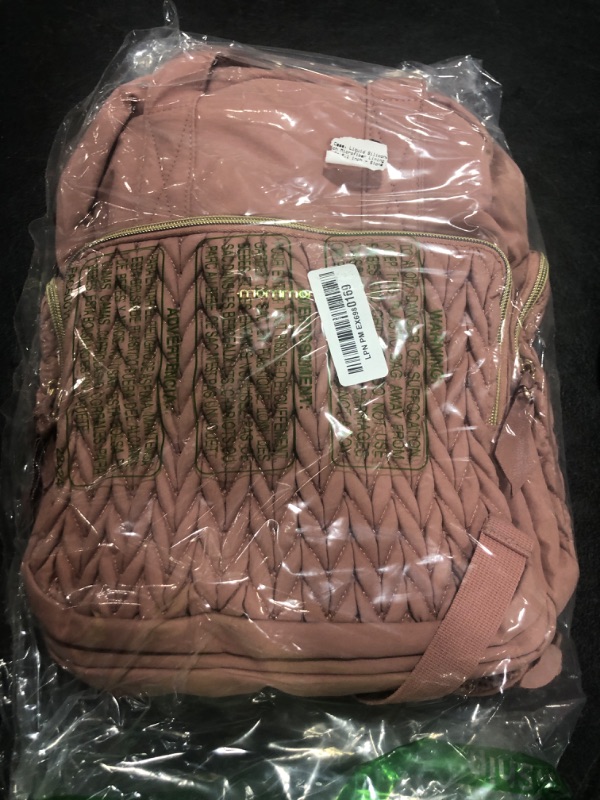 Photo 1 of mommore Diaper Bag Backpack Small Diaper Backpack Mini Travel Baby Bag Quilted Diaper Bag with Insulated Pockets, Stroller Straps