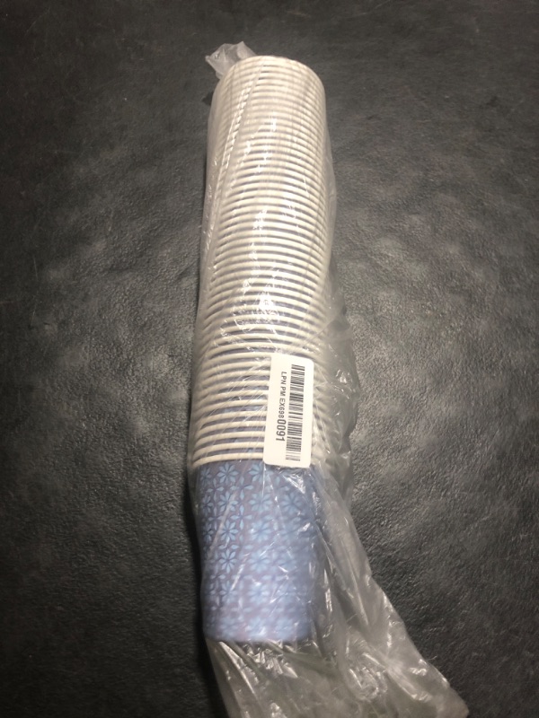 Photo 1 of Clawsoff 300 Pack Paper Cups 8 oz, Disposable Hot/Cold Beverage Drinking Cups, 8 OZ Paper Coffee Cups, Navy Floral Coffee Cups for Party, Picnic, Travel, and Events.