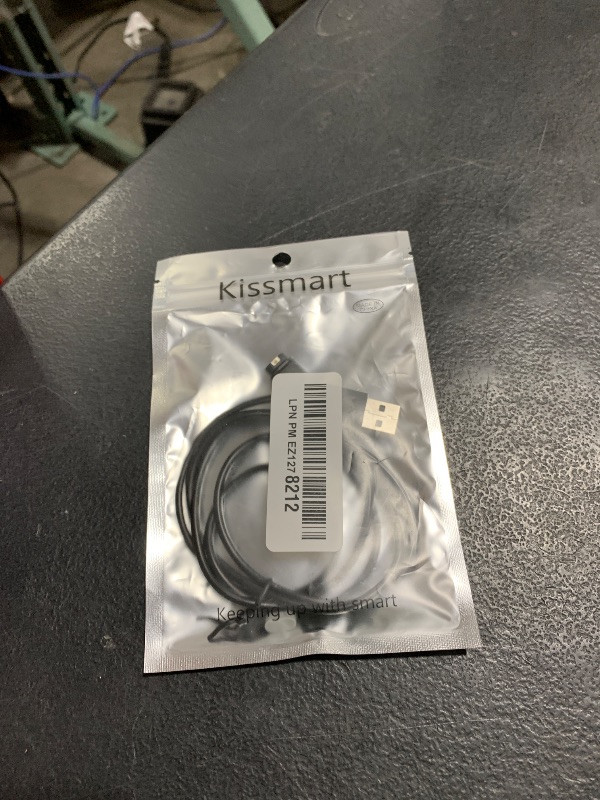 Photo 1 of Kissmart Charger for Garmin Approach S10 S12 S40 S42 S44 S50 S60 S62 S70, Replacement Charging Cable Cord Plus a Grey Charger Port Anti Dust Plug for Garmin Approach Smart Watch