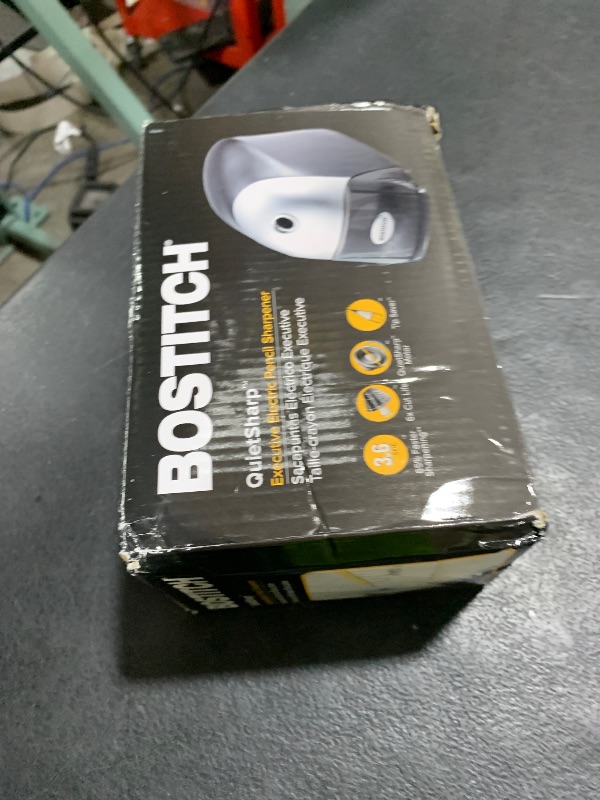 Photo 1 of Stanley Bostitch Heavy Duty 1-Hole Electric Pencil Sharpener with Auto Stop Mechanism (EPS8HD-BLK)