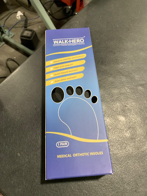 Photo 1 of Plantar Fasciitis Feet Insoles Arch Supports Orthotics Inserts Relieve Flat Feet, High Arch (Mens 10-10 1/2 | Womens 12-12 1/2)
