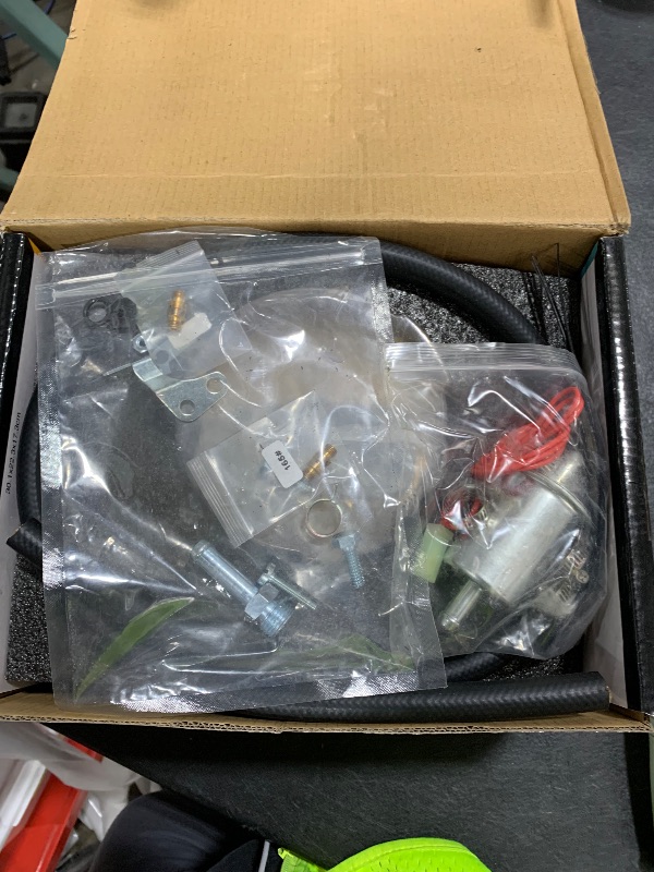 Photo 1 of Trucktok 0-80350 Carburetor Replacement for 2300 2 Barrel 350 CFM Carburetor Electric Choke (Golden)
