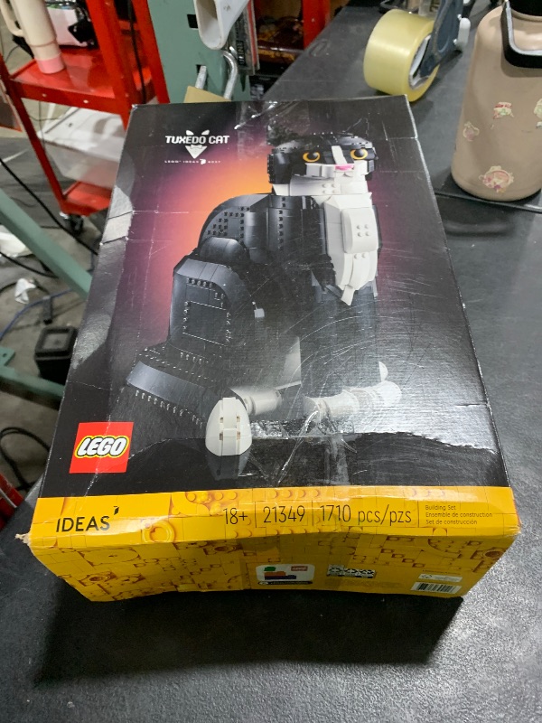 Photo 1 of LEGO Ideas Tuxedo Cat - Building Sets for Adults Ages 18+ - DIY Crafts Kit for Home Decor, Living Room or Bedroom - Gift for Birthdays - 21349