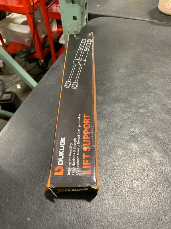 Photo 1 of Dukuge Undercover Gas Spring ST270EDI-45, 27 inch 45lbs 200N Gas Struts Shock for Truck Tonneau Cover Pick-up Bed Cover Trailer Door, ST270EDI2-45 IH1214GS Replacement Lift Struts Part, Set of 2