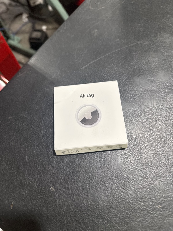 Photo 1 of Apple AirTag. Keep Track of and find Your Keys, Wallet, Luggage, Backpack, and More. Simple one-tap Set up with iPhone or iPad
