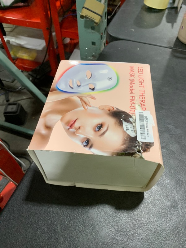 Photo 1 of TGML LED Light Therapy Mask(FM-01), Blue & Red Light Face Mask, Rechargeable & Portable for Travel and Home Use