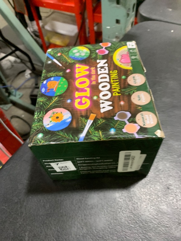 Photo 1 of Alotwan Kids Wood Painting Kit Glow in The Dark - Arts and Crafts for Kids Ages 5-12, Easter Crafts Gifts for Girls Boys Birthday, Art Supplies for 5 6 7 8 9 10 11 12 Year Old