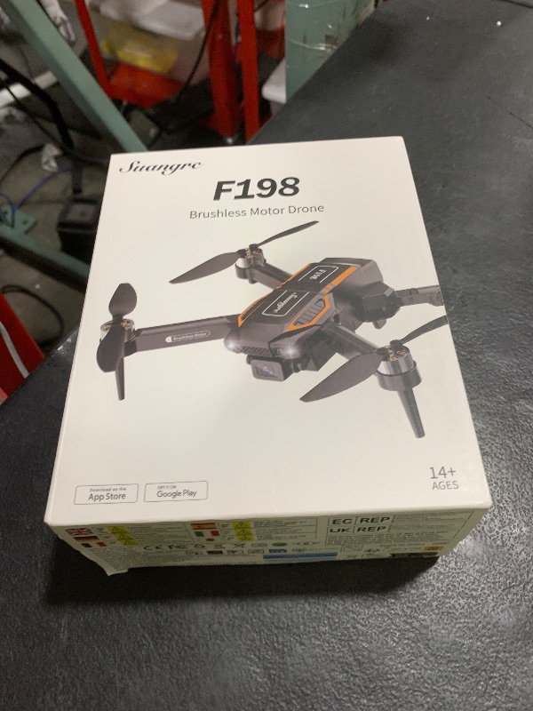 Photo 1 of F198 Drone with Dual Camera, 720P HD 90° Adjustable Lens, Quadcopter Dual Camera, WiFi APP, 3D Flip, Auto Hold, Optical Flow Positioning, Foldable Drone for Adult Beginners