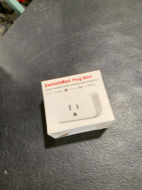 Photo 1 of ?2025 New? SwitchBot Smart Plug Mini 15A(1 Pack), Energy Monitor, Smart Home WiFi(2.4GHz) & Bluetooth Outlet, Compatible with Alexa & Google Home, APP Remote Control & Timer Function, No Hub Required