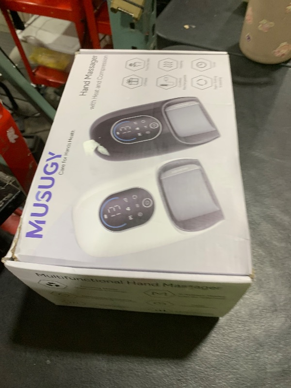 Photo 1 of Hand Massager with Heat and Compression : Full-Hand and Wrist Coverage with Touchscreen & Palm Roller – Designed for Daily Comfort at Home, Office, or Travel