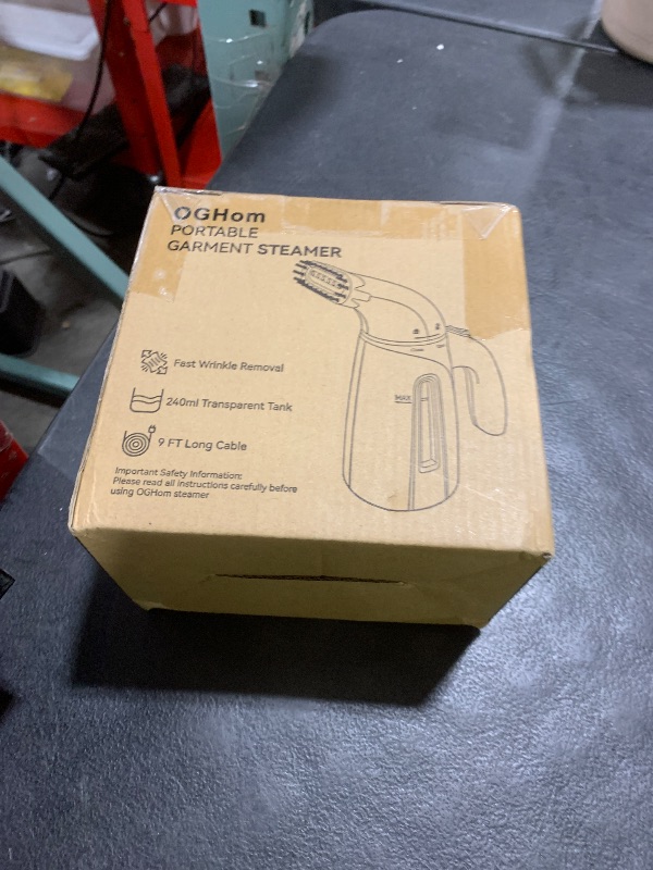 Photo 1 of OGHom Steamer for Clothes, Handheld Clothing Steamer for Garment, 240ml Big Capacity 700W Portable Travel Steam Iron (Only for 120V)