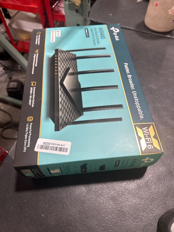 Photo 1 of TP-Link AX5400 WiFi 6 Router (Archer AX73)- Dual Band Gigabit Wireless Internet Router, High-Speed ax Router for Streaming, Long Range Coverage