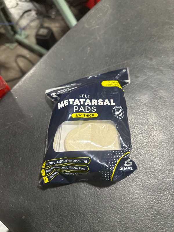 Photo 1 of Metatarsal Felt Foot Pad - 1/4" Thick - Made in USA - 6 Pairs (12 Pieces)
