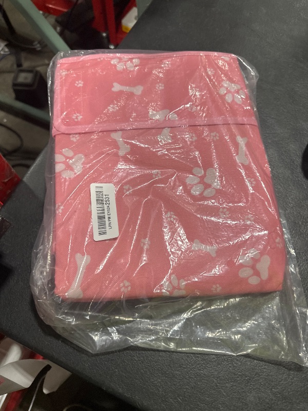 Photo 1 of IEUUMLER Washable Pee Pads for Dogs, 2 Pack Non-Slip & Waterproof Pack Whelping Pad, Reusable Washable Puppy Potty Training Pad with Fast Absorbent for Playpen EU007 (Pink Dinosaur, 36"X48"-2pcs)