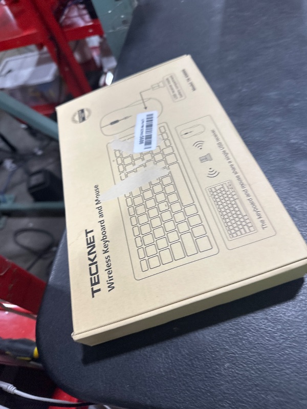 Photo 1 of TECKNET Wireless Keyboard and Mouse Combo, Mini Cordless Computer Keyboard and Mouse Set 2.4GHz, Silent Adjustable 1600 DPI, Quiet Click, Lag-Free for Computer, Laptop, PC, Windows, Mac, Chrome OS